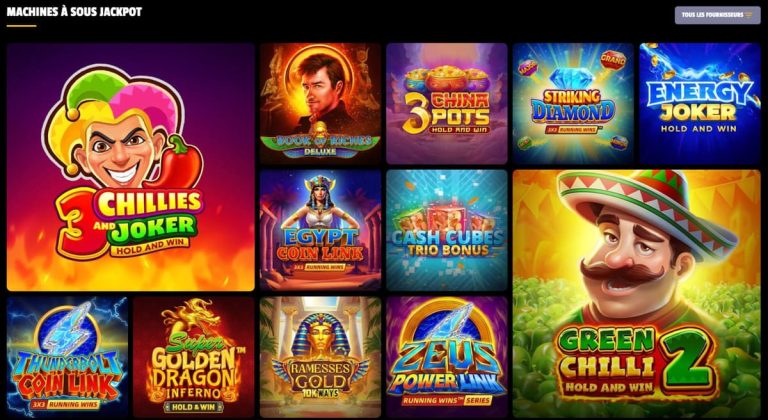 Winolot Casino machines à sous jackpot